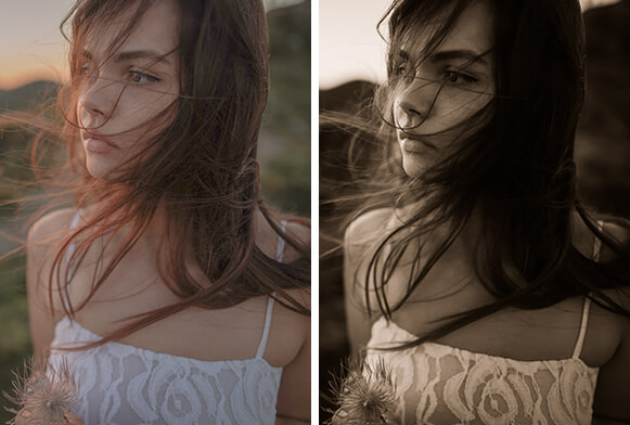 préréglage Lightroom rétro