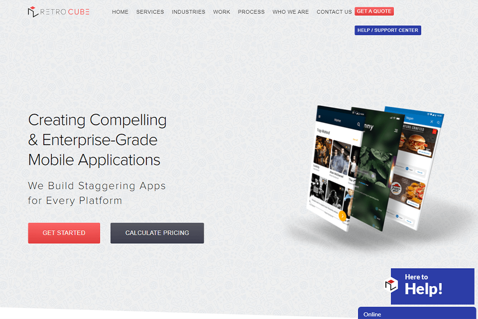 retrocube review interface