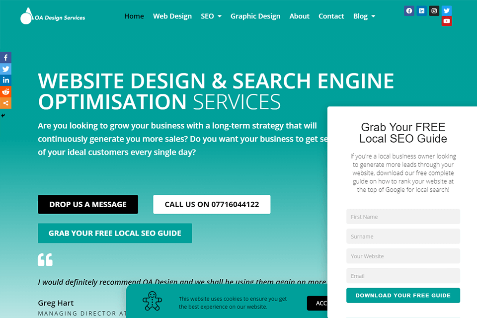 oa design services interface