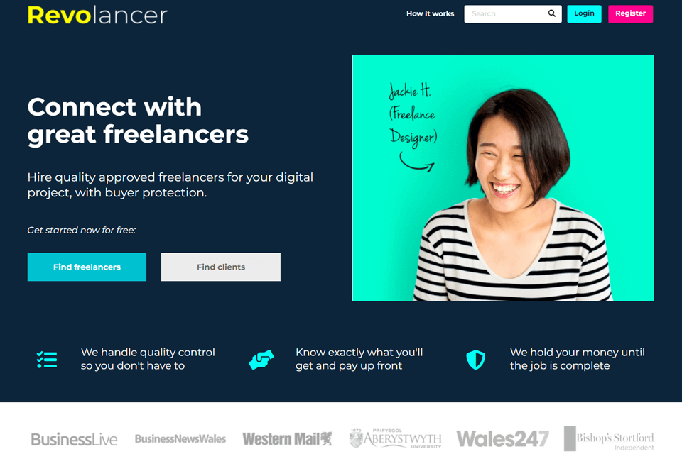 revolancer interface