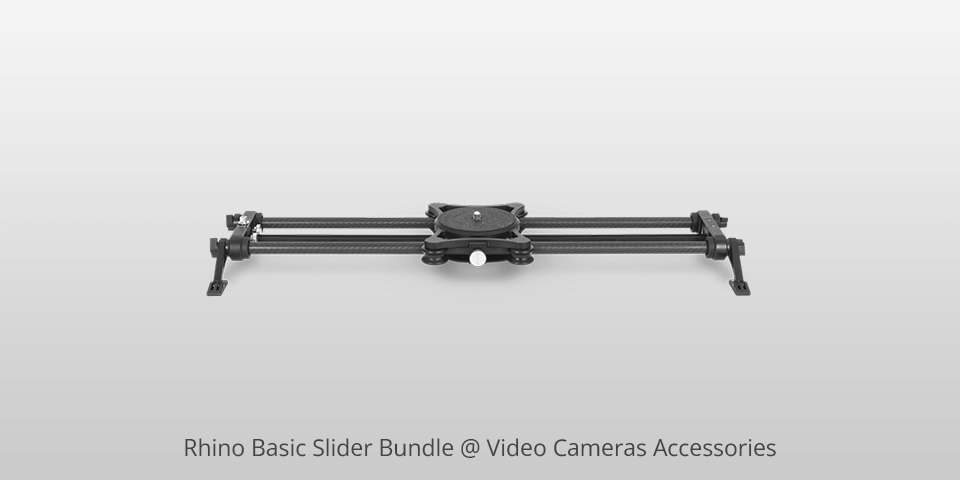 rhino basic slider bundle video cameras accessory