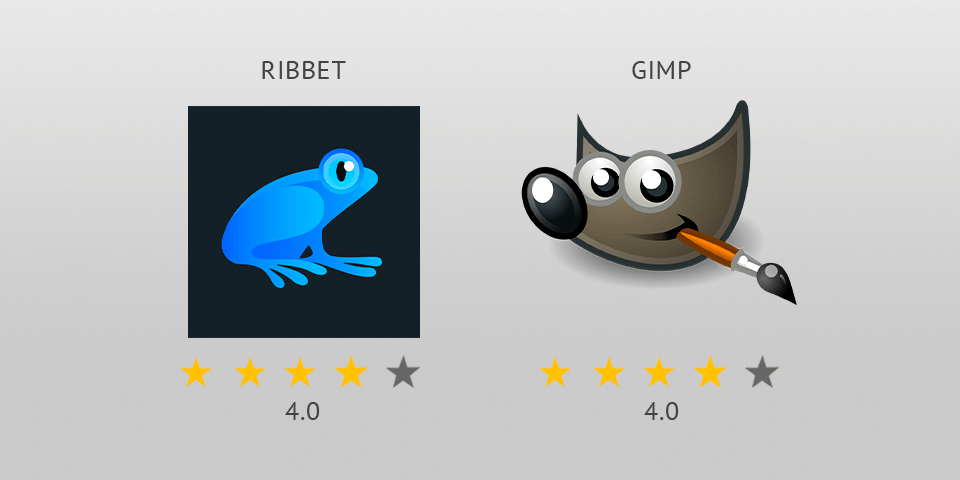 ribbet vs gimp