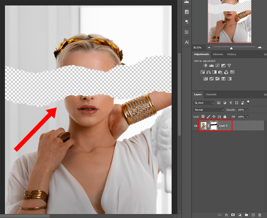 ripped paper effect photoshop brush