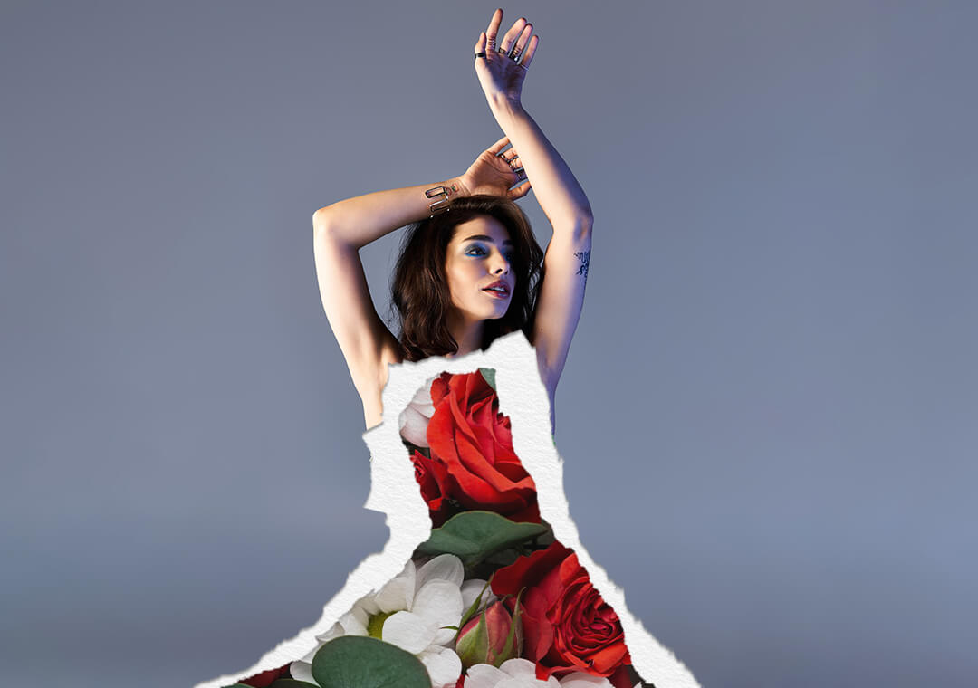 ripped paper effect photoshop fashion