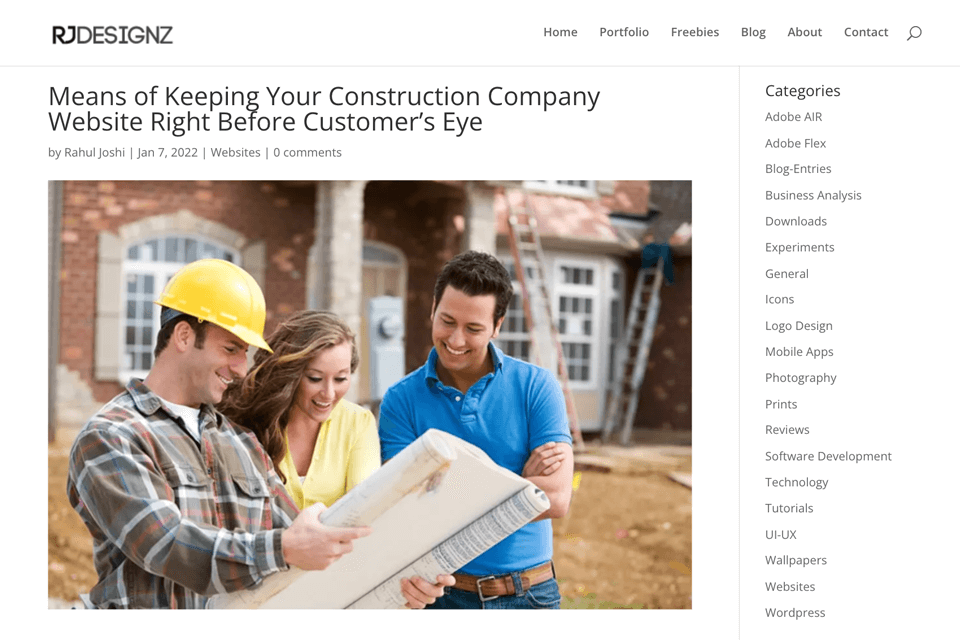 rjdesignz graphic design blog website