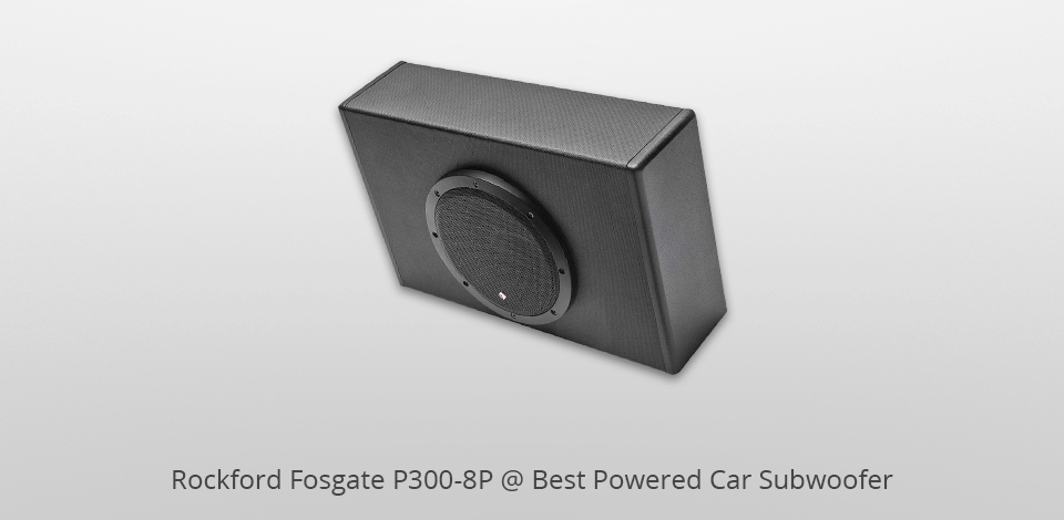 rockford fosgate p300-8p powered car subwoofers