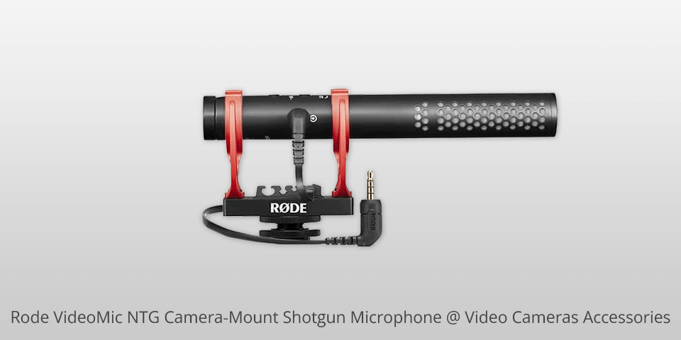 rode videomic ntg camera-mount shotgun microphone video cameras accessory