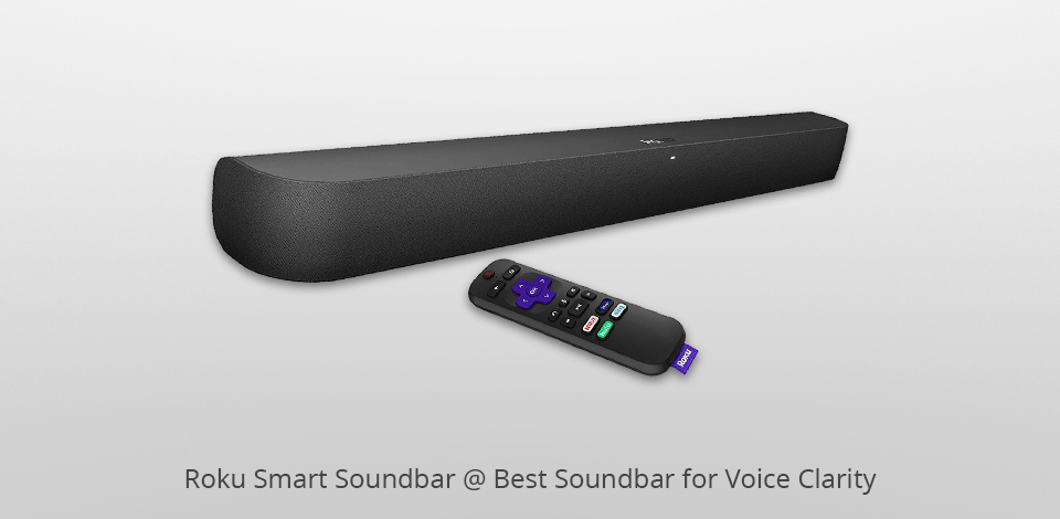 roku smart soundbar soundbars for voice clarity