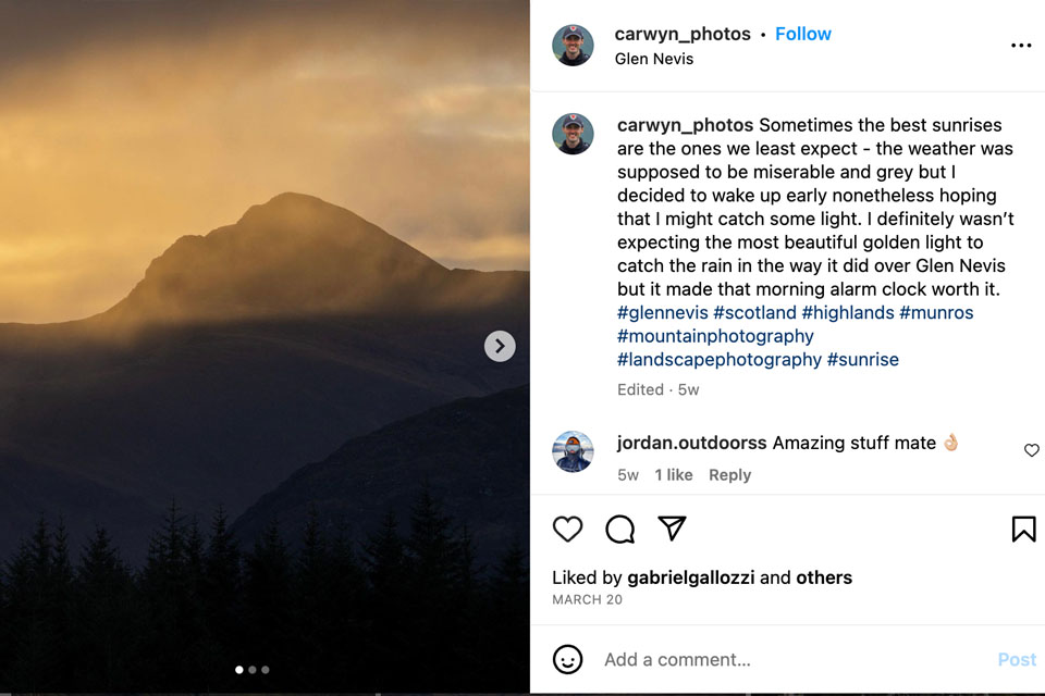 romantic mountain captions for instagram