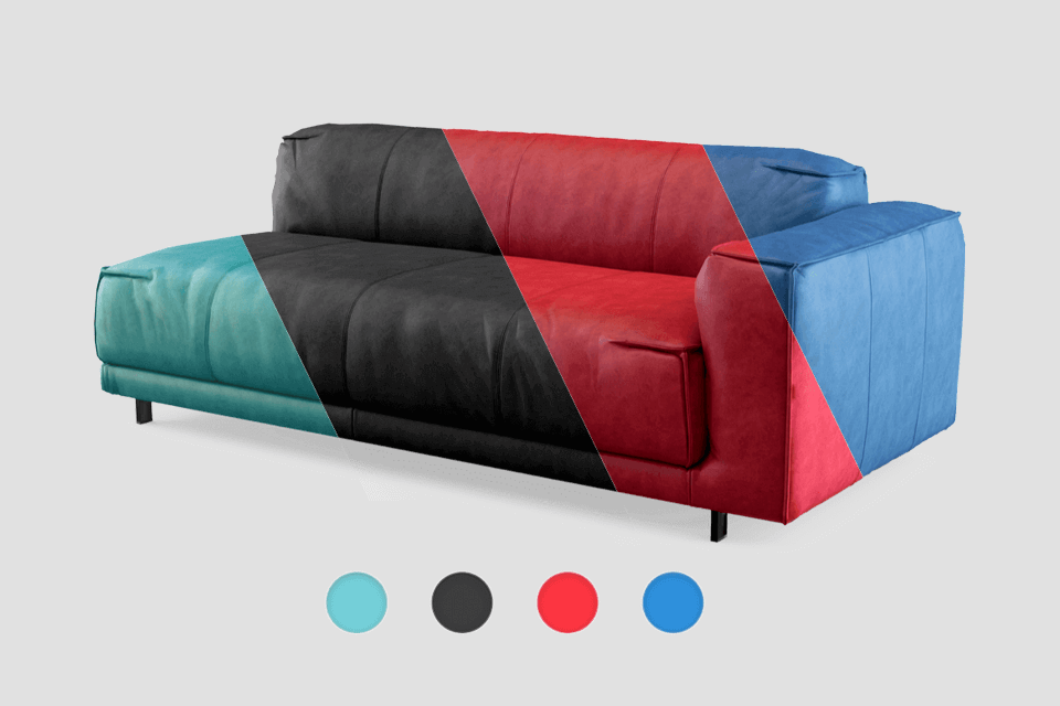 roomle ability to configure colors and materials