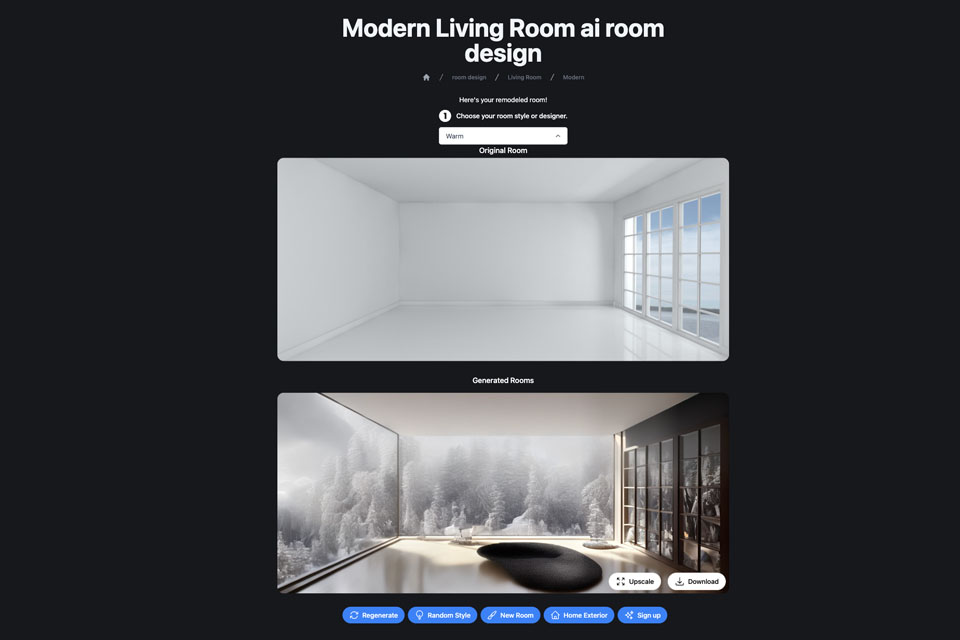 Roomsgpt Ai Interior Design App 