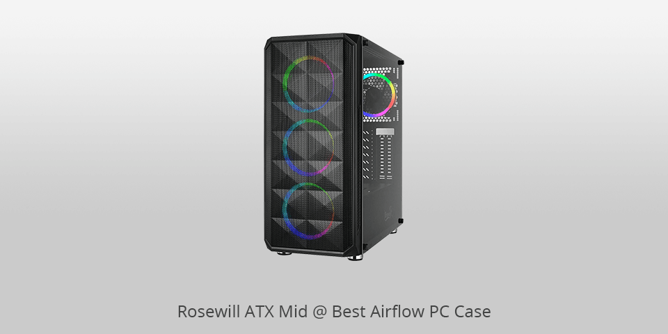 airflow pc case rosewill