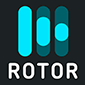 rotor videos music video maker logo