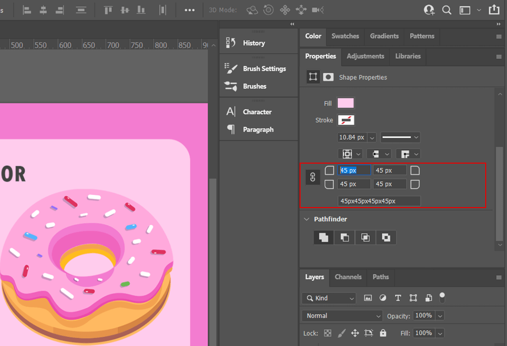 How to add rounded corners in Photoshop — Nicolesy