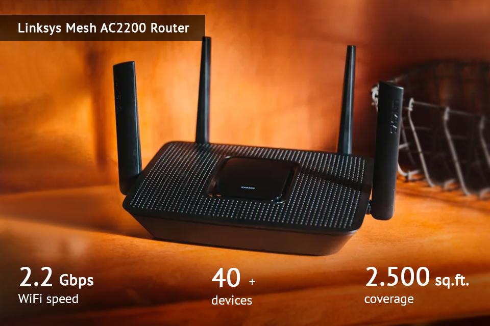 router for 4k streaming linksys mesh ac2200