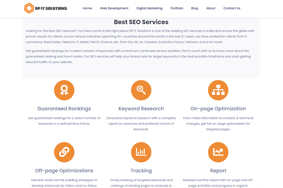 rp it solutions ecommerce optimization services