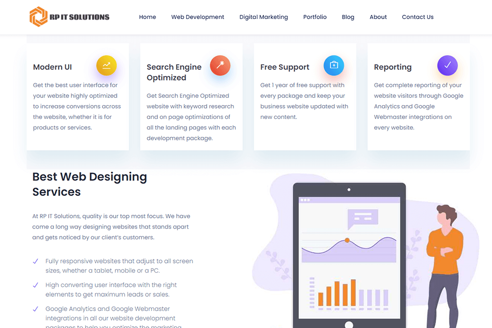 rp it solutions web designing