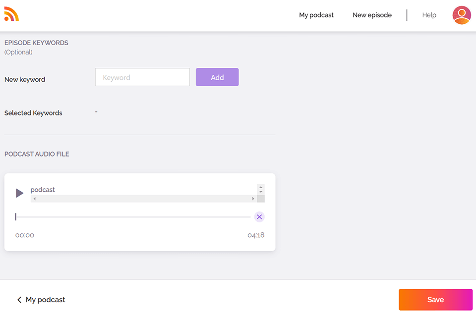 rss podcast solution create episodes