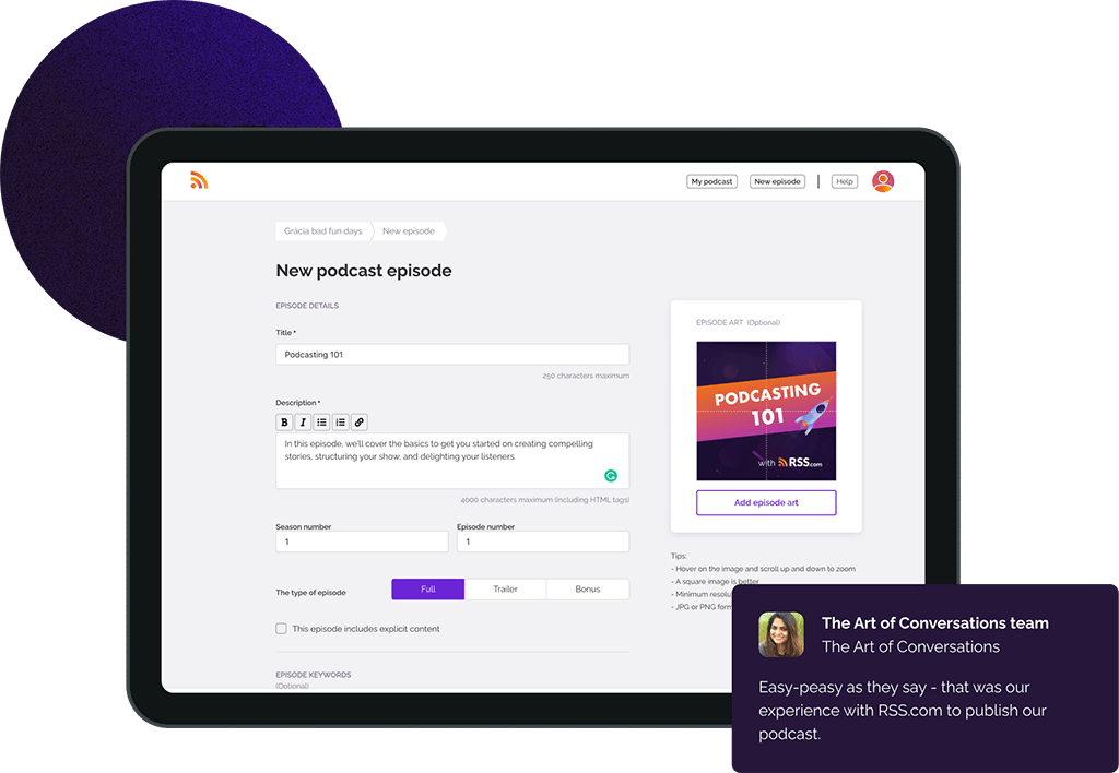 rss podcast solution logo