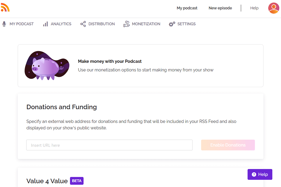 rss podcast solution monetization