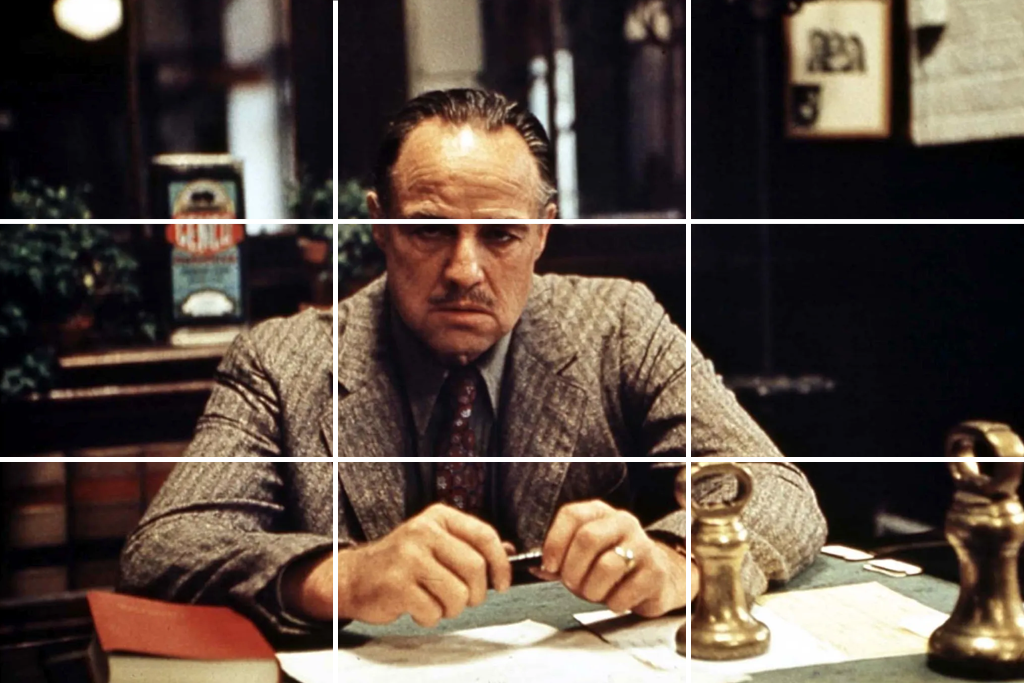 rule of thirds in movie example the godfather