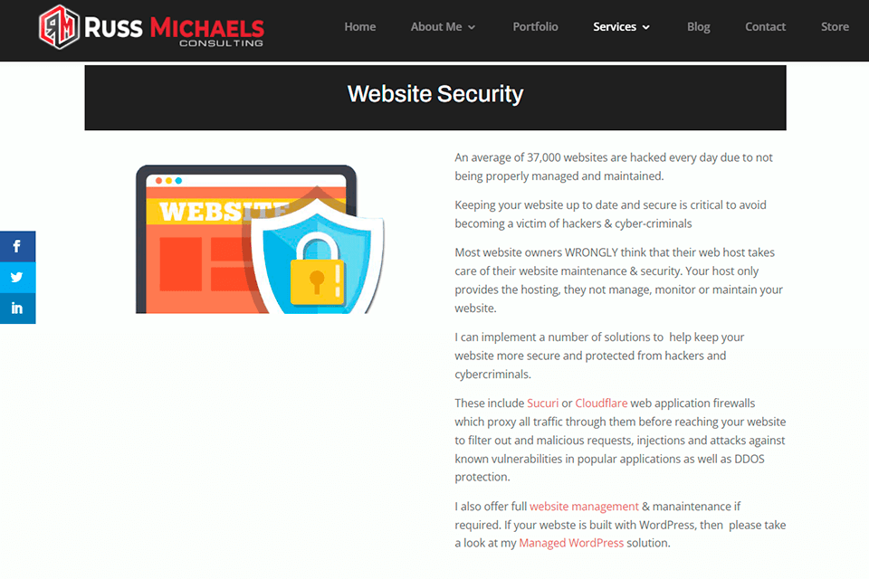 russ michaels consulting security