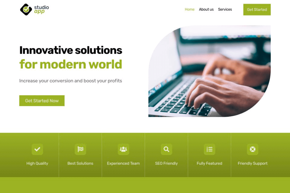 russ michaels consulting website builder template