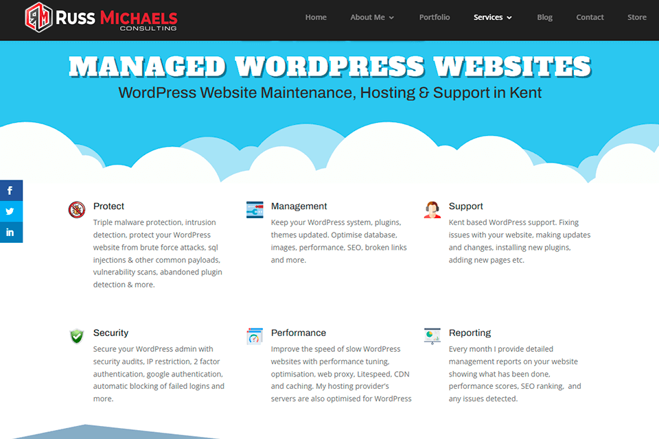 russ michaels consulting wordpress
