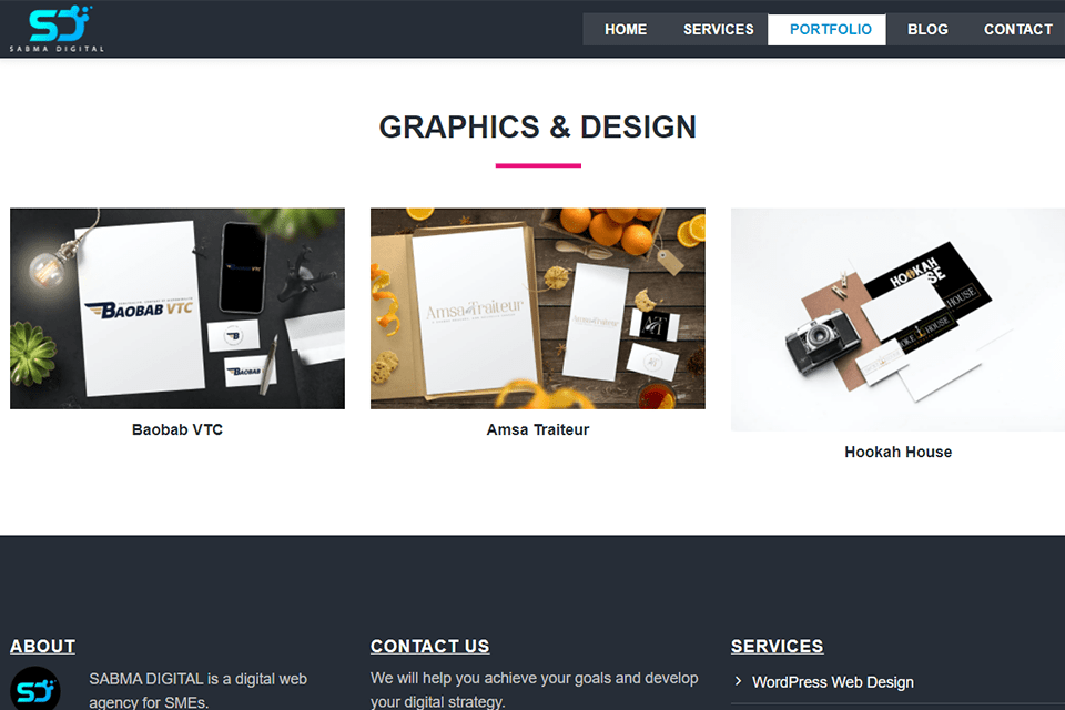 sabma digital web design