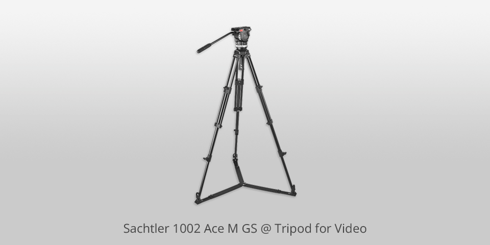 sachtler 1002 ace m gs video tripod