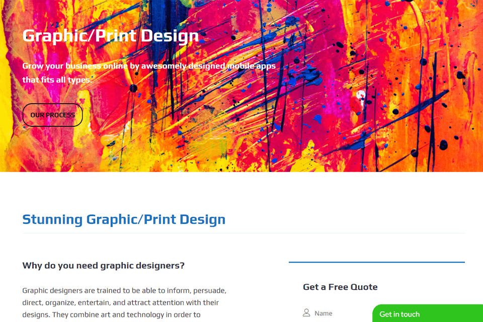 saglotech graphic design creation