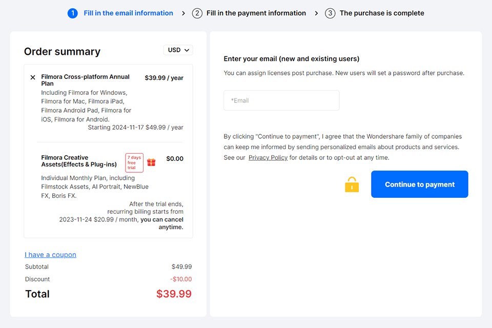 wondershare black friday sale