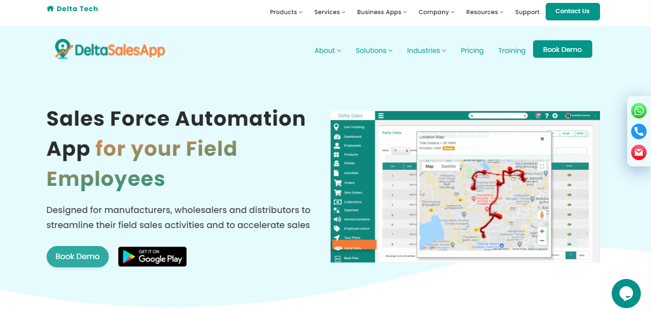 delta tech sales app