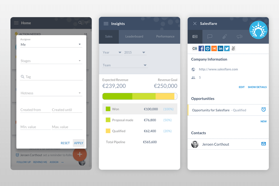 salesflare platform app