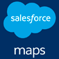 salesforce map location intelligence software logo
