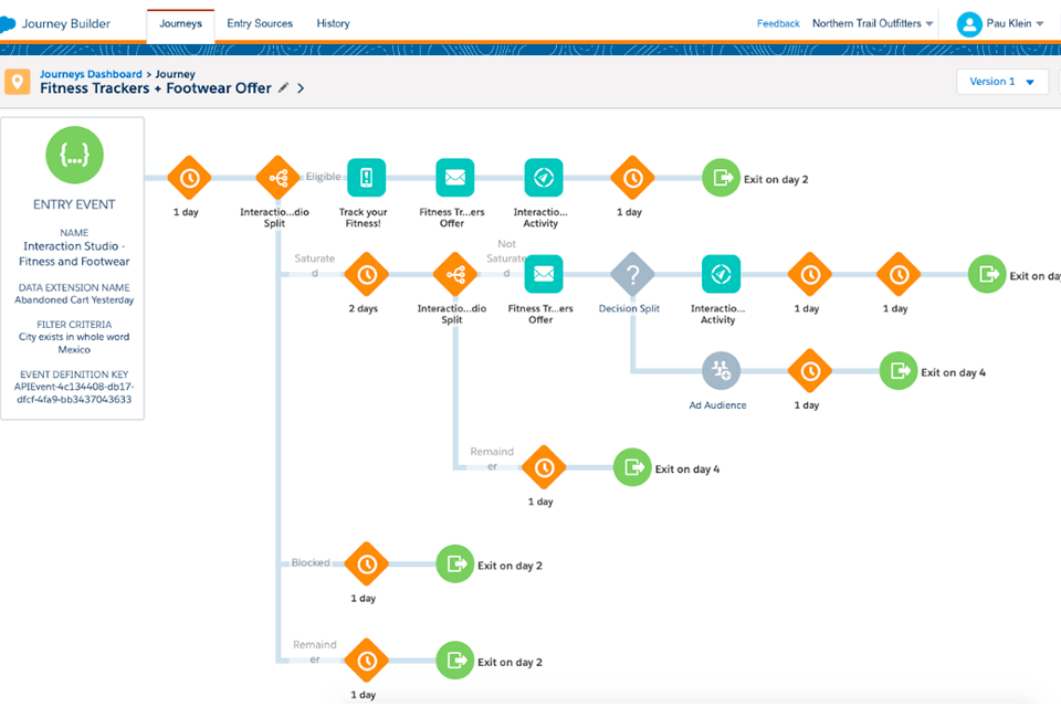 salesforce sales cloud customer management software interface