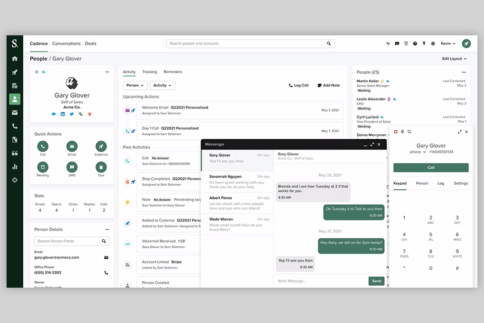 salesloft sales engagement platform interface