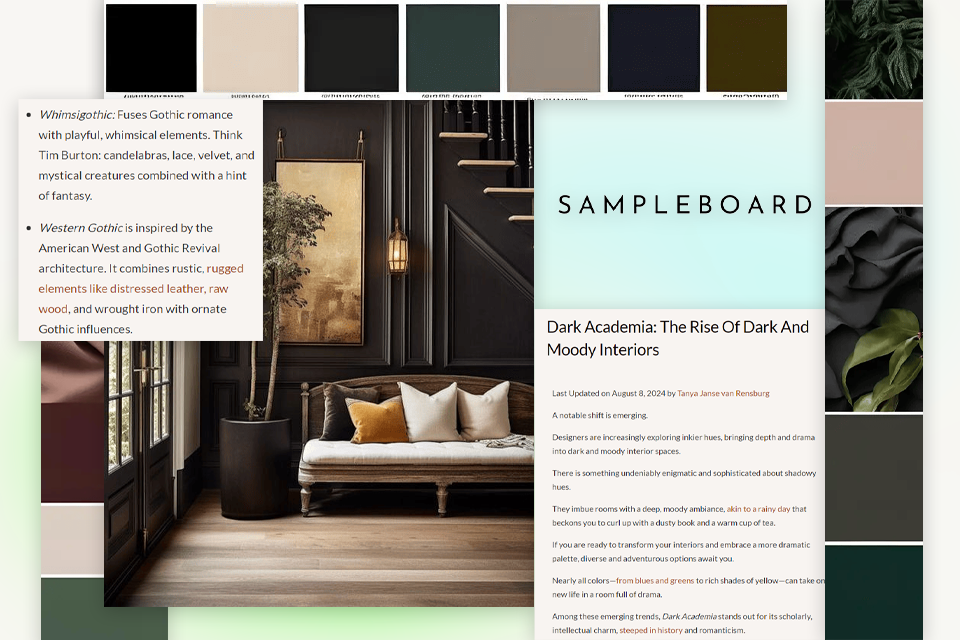 sampleboard best web design blog