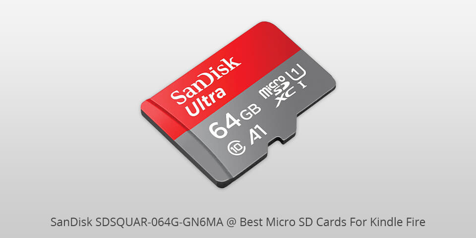 sandisk sdsquar-064g-gn6ma micro sd card for kindle fire