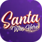 santa was here app that adds santa to your photo logo