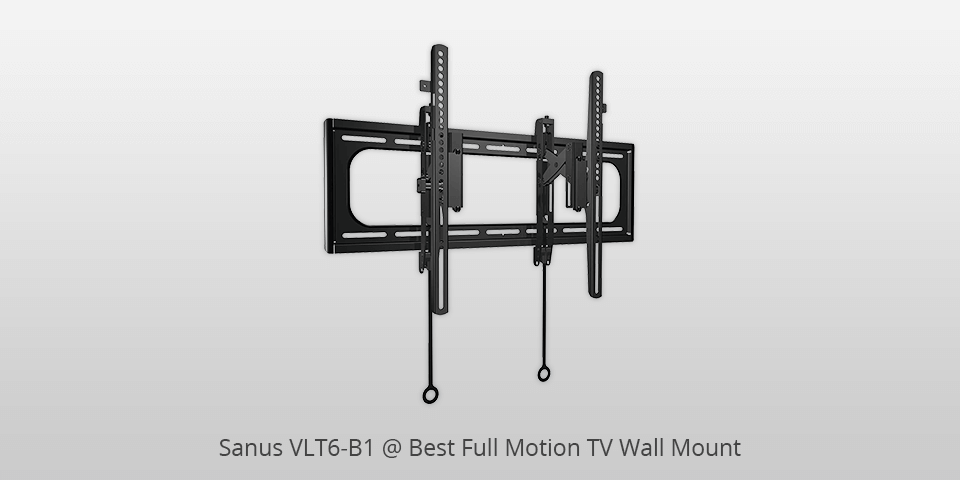 sanus vlt6-b1 full motion tv wall mount