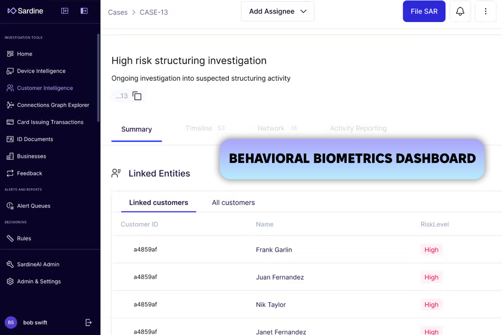 sardine ai fraud detection software