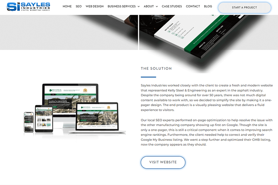 sayles industries logo design