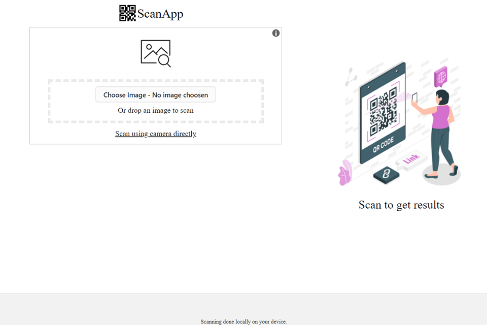 scanapp  interface