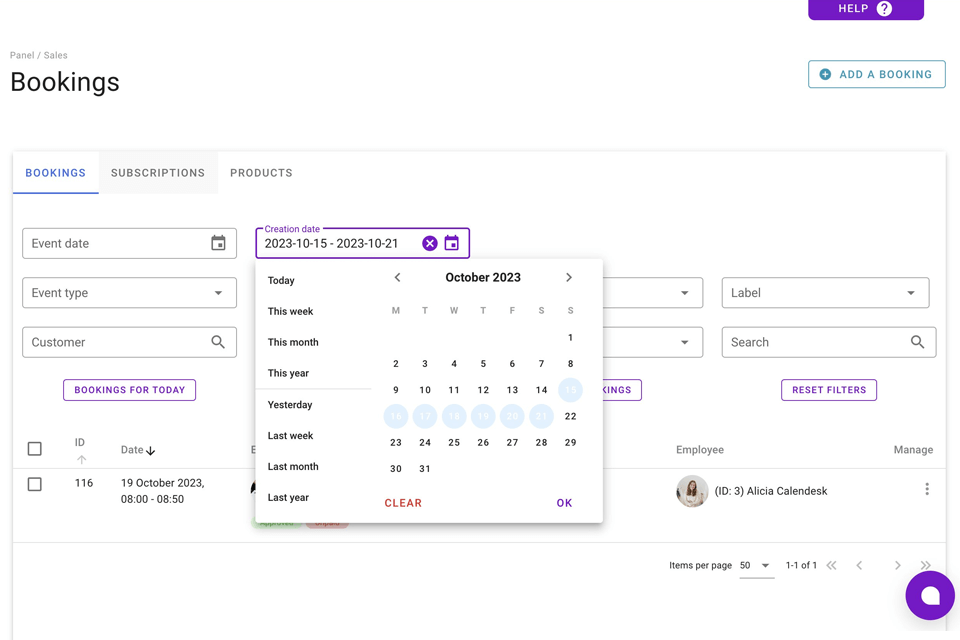 scheduling software calendesk