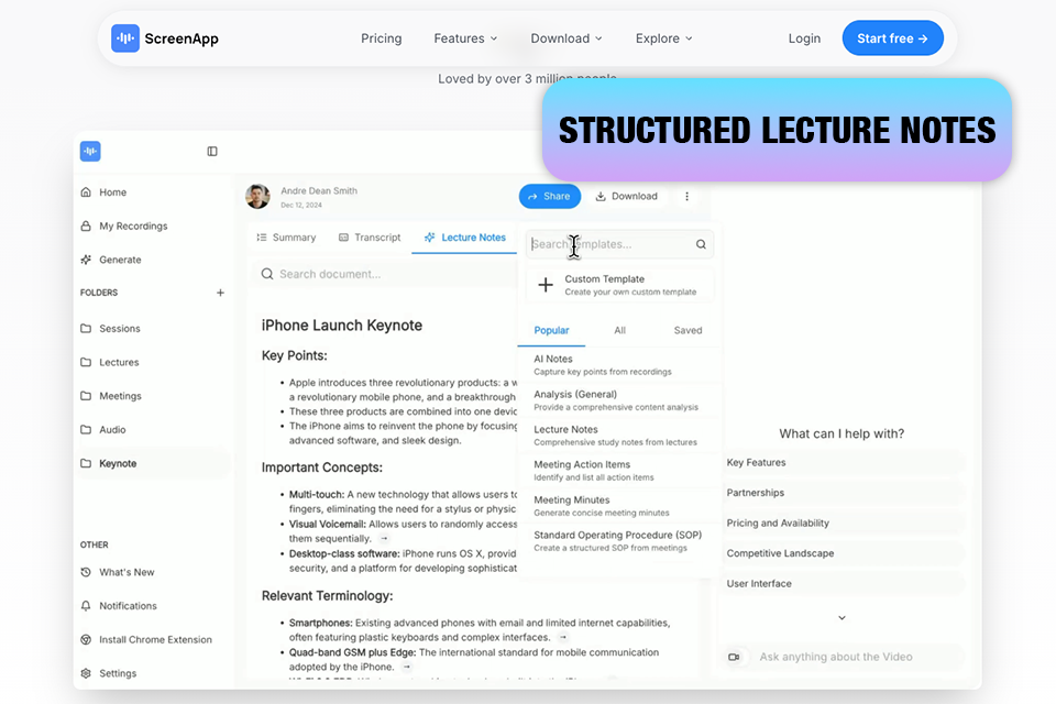 screenapp io free screen recording software