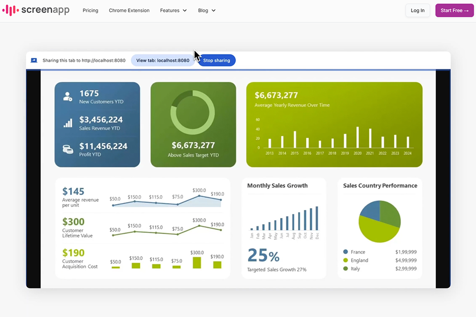 screenapp io free screen recording software