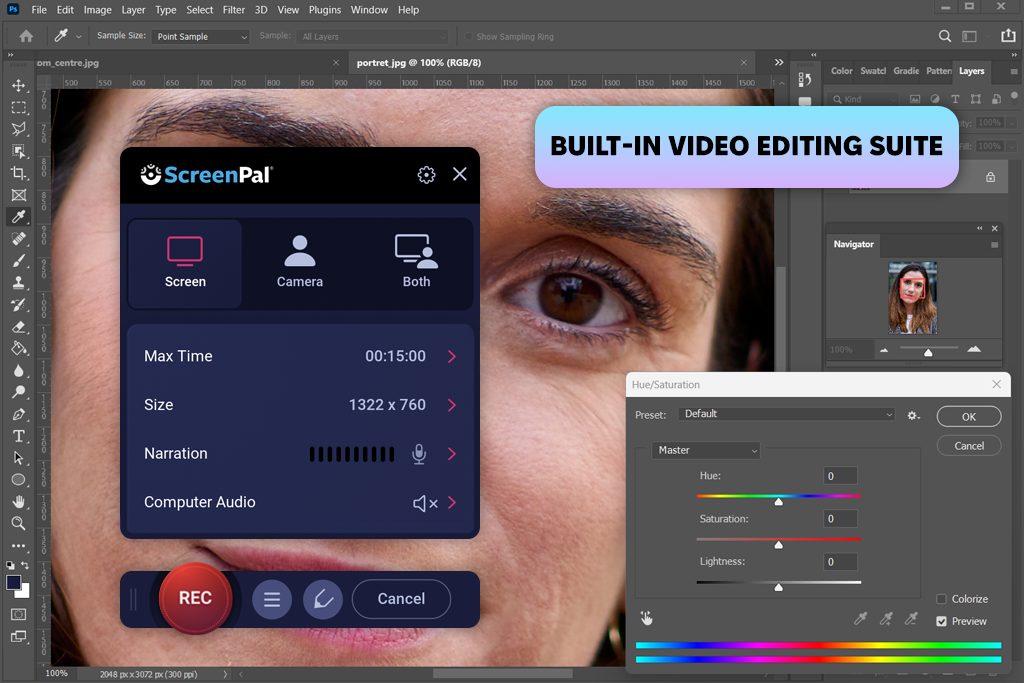 screenpal free screen recording software