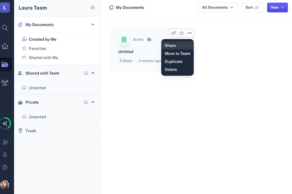 scribe software documentation tool