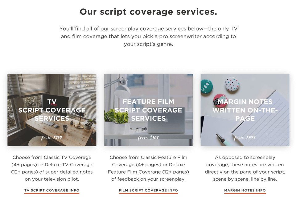 script reader pro coverage services